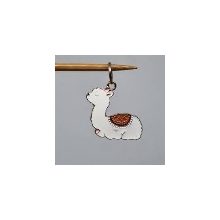 Lama med rød ryg